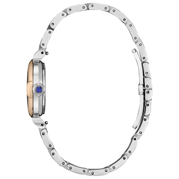 Citizen Ladies L Mae Whitea nd Rose-Tone Eco-Drive Watch Image 2 Geralds Jewelry Oak Harbor, WA