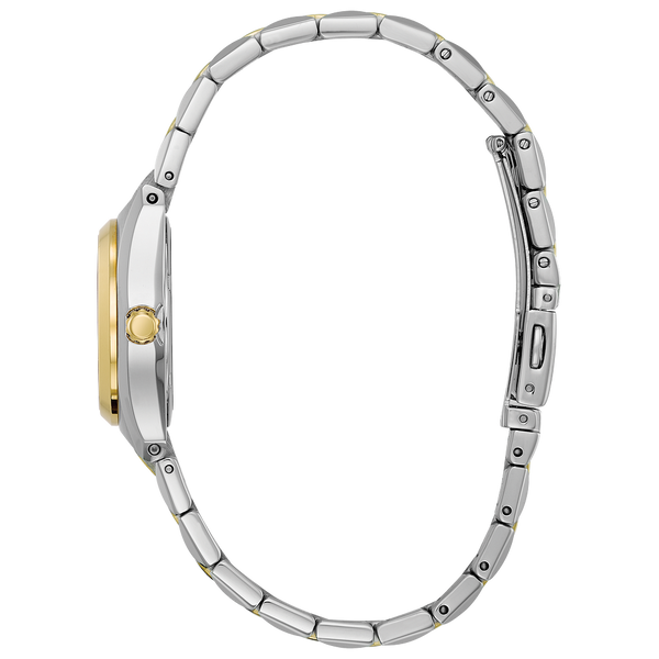 Citizen Ladies Corso White and Yellow-Tone Blue Dial Eco-Drive Watch Image 2 Geralds Jewelry Oak Harbor, WA