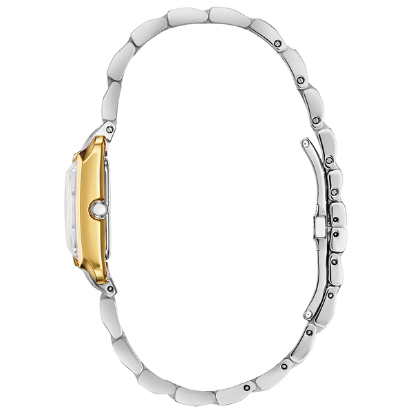 Citizen Ladies L Bianca White and Yellow-Tone Eco-Drive Watch Image 2 Geralds Jewelry Oak Harbor, WA