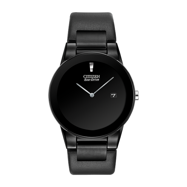 Citizen Men's Axiom Black Eco-Drive Watch Geralds Jewelry Oak Harbor, WA
