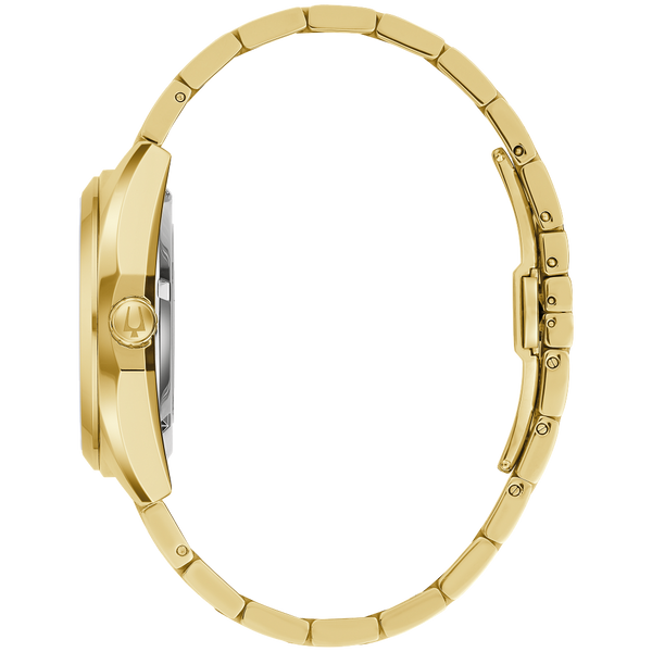 Bulova Men's Yellow-Tone Surveyor Automatic Watch Image 3 Geralds Jewelry Oak Harbor, WA