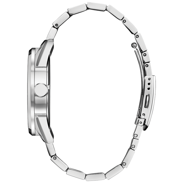 Citizen Men's Classic Silver-Tone Blue Dial Eco Drive Watch Image 2 Geralds Jewelry Oak Harbor, WA