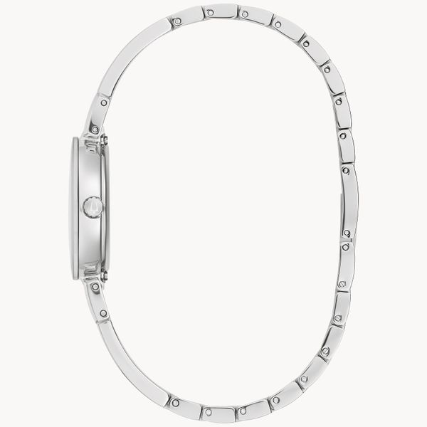 Bulova Marc Anthony Modern Silver-Tone Ladies Watch Image 2 Geralds Jewelry Oak Harbor, WA