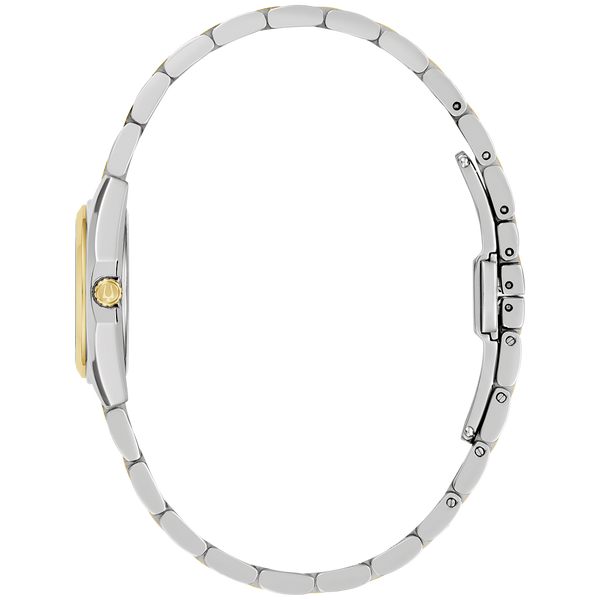 Bulova Ladies Surveyor Two-Tone Watch Image 2 Geralds Jewelry Oak Harbor, WA