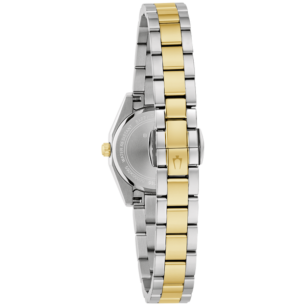 Bulova Ladies Surveyor Two-Tone Watch Image 3 Geralds Jewelry Oak Harbor, WA