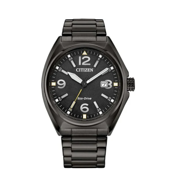 Citizen Men's Sport Black Stainless Steel Band Eco-Drive Watch Geralds Jewelry Oak Harbor, WA
