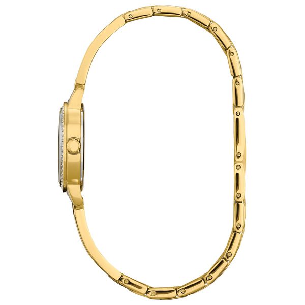 Citizen Ladies Yellow-Tone Black Dial Stainless Steel Watch Image 2 Geralds Jewelry Oak Harbor, WA