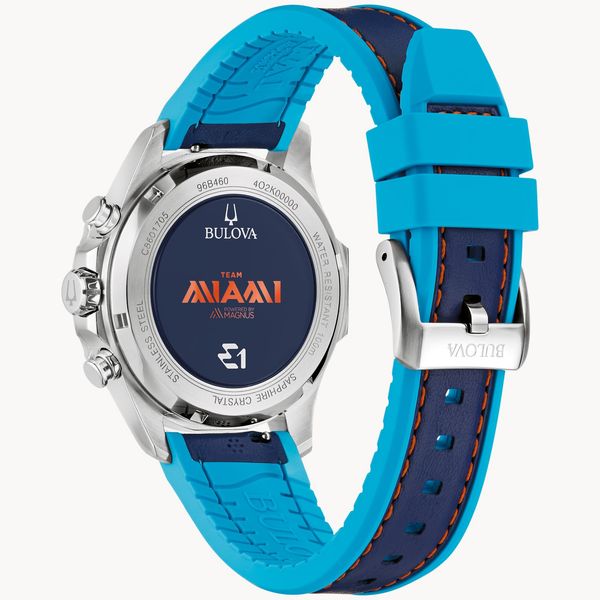 Bulova Men's E1 Team Miami Marine Star Watch Image 3 Geralds Jewelry Oak Harbor, WA