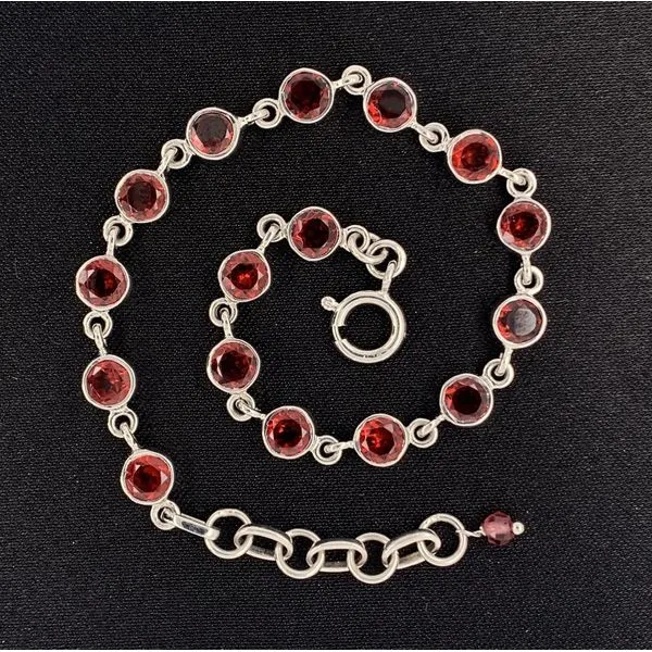 5Mm Round Garnet Bracelet Geralds Jewelry Oak Harbor, WA