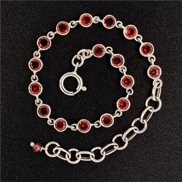 4mm Round Garnet Bracelet Geralds Jewelry Oak Harbor, WA