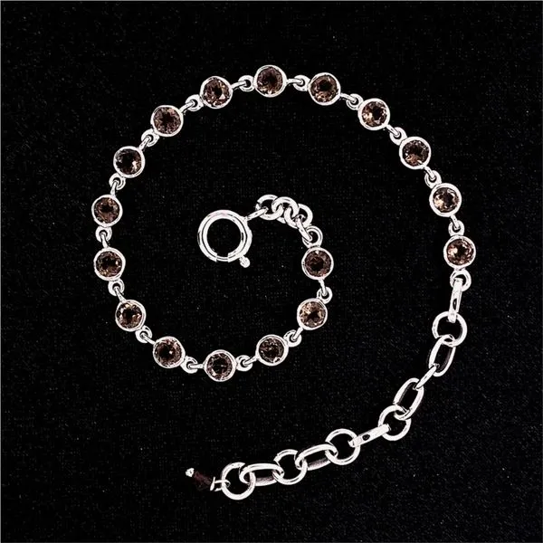 4MM Round Smokey Quartz Bracelet Geralds Jewelry Oak Harbor, WA