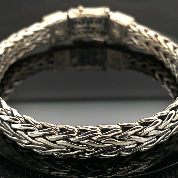 Keith Jack Celtic Square Dragon Weave Bracelet Image 2 Geralds Jewelry Oak Harbor, WA