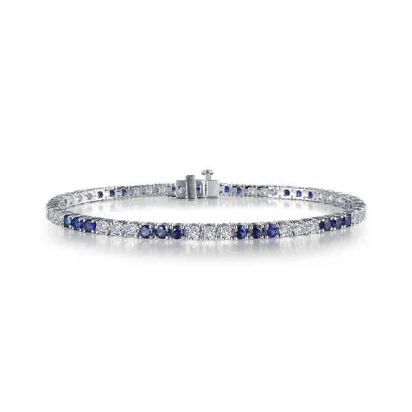 Lafonn Lab Grown Sapphires and Lassaire Simulated Diamond Bracelet