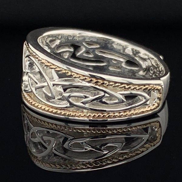 Keith Jack Celtic Eternity Knot Ring Image 2 Geralds Jewelry Oak Harbor, WA
