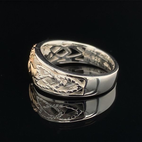 Keith Jack Celtic Tapered Claddagh Ring Image 2 Geralds Jewelry Oak Harbor, WA