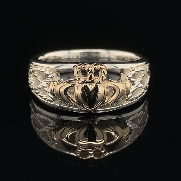 Keith Jack Celtic Tapered Claddagh Ring Geralds Jewelry Oak Harbor, WA