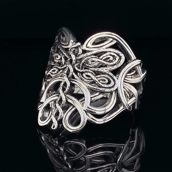 Keith Jack Celtic Dragonfly Ring Image 2 Geralds Jewelry Oak Harbor, WA