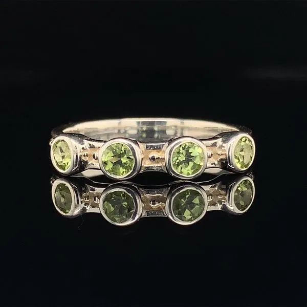Stackable Peridot and Sterling Silver Ring Geralds Jewelry Oak Harbor, WA