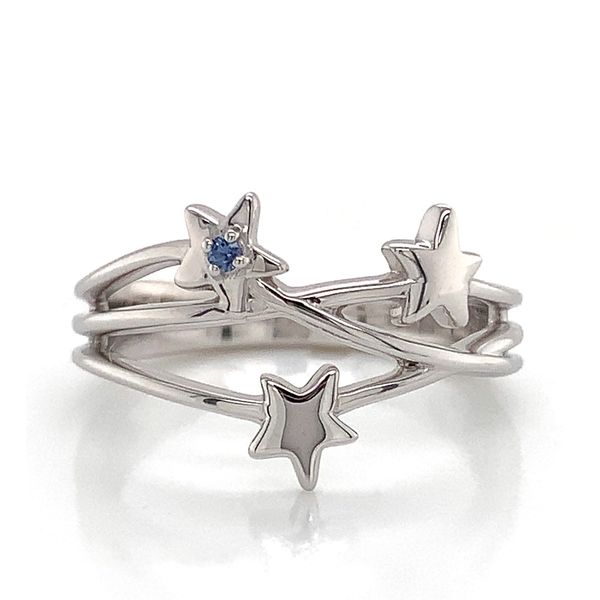 Shooting Stars Yogo Sapphire Ring Image 4 Geralds Jewelry Oak Harbor, WA