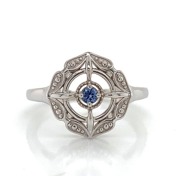 Compass Yogo Sapphire Ring Image 4 Geralds Jewelry Oak Harbor, WA