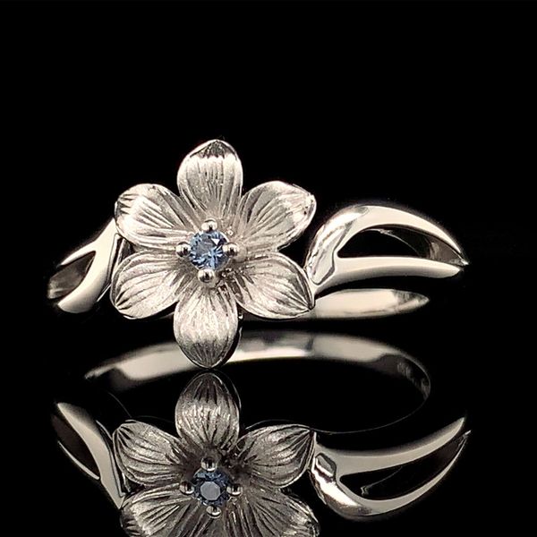 Flower Yogo Sapphire Ring Image 2 Geralds Jewelry Oak Harbor, WA
