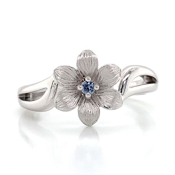 Flower Yogo Sapphire Ring Image 4 Geralds Jewelry Oak Harbor, WA