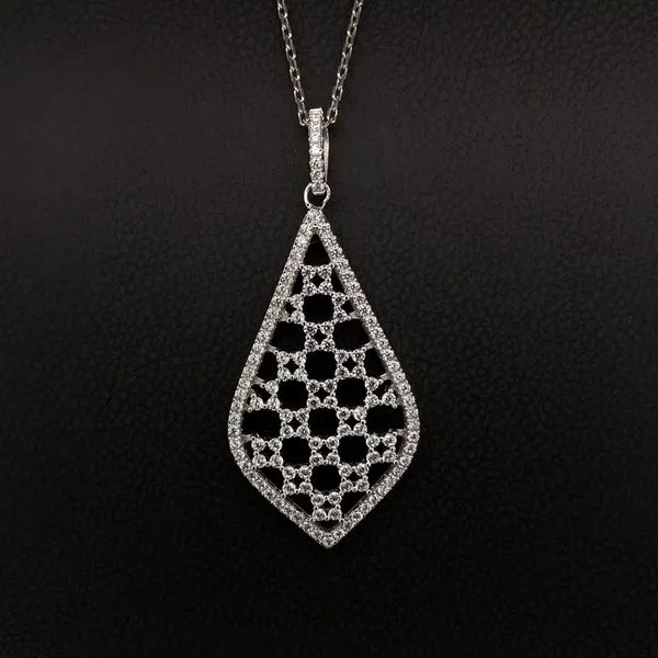 Sterling Silver Teardrop Shaped Pendant Geralds Jewelry Oak Harbor, WA