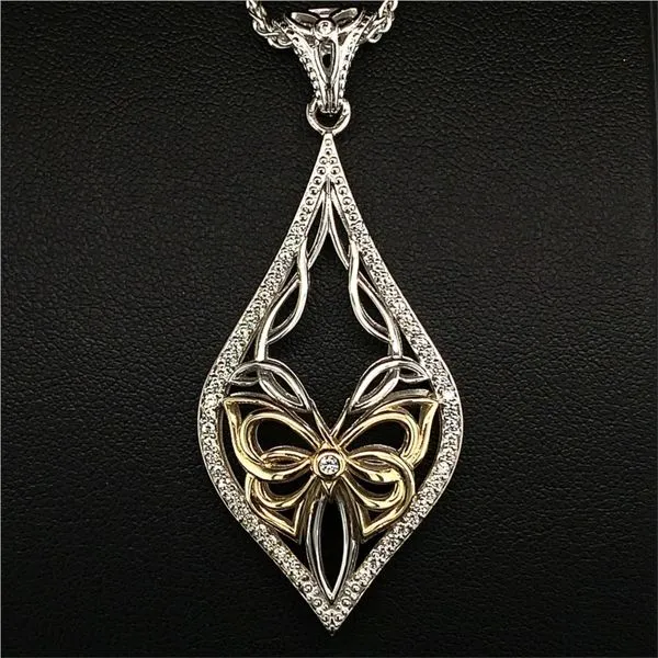 Keith Jack Celtic Cocooned Butterfly Pendant Geralds Jewelry Oak Harbor, WA