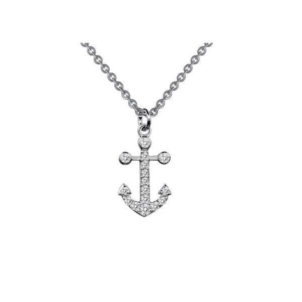 Lafonn Anchor Necklace Geralds Jewelry Oak Harbor, WA