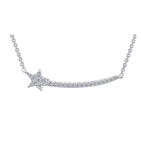 Lafonn Shooting Star Sterling Silver and Lassaire Necklace Geralds Jewelry Oak Harbor, WA