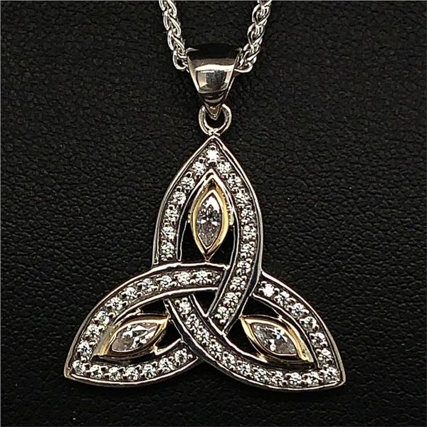 Keith Jack Celtic Small Trinity Pendant Geralds Jewelry Oak Harbor, WA