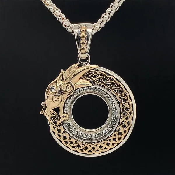 Keith Jack Celtic Large Dragon Pendant Geralds Jewelry Oak Harbor, WA