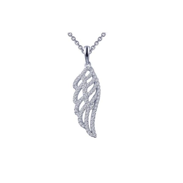 Lafonn Angel Wing Pendant Necklace Geralds Jewelry Oak Harbor, WA
