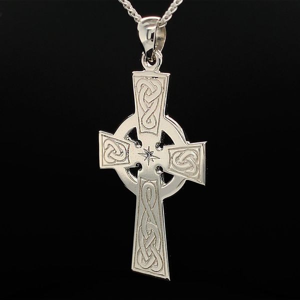 Keith Jack Celtic Large Cross Pendant Image 2 Geralds Jewelry Oak Harbor, WA