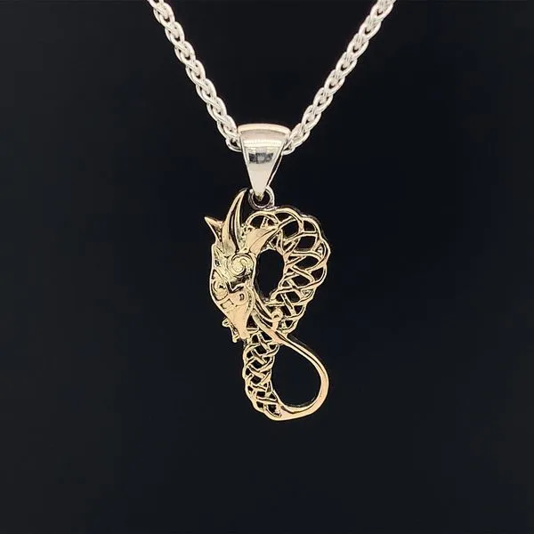 Keith Jack Celtic Small Dragon Necklace Geralds Jewelry Oak Harbor, WA