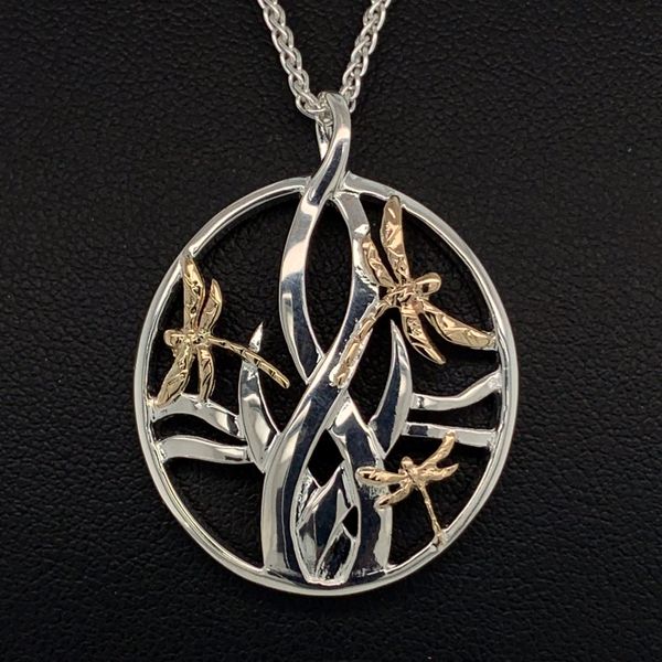 Keith Jack Celtic Dragonfly In Reeds Pendant Geralds Jewelry Oak Harbor, WA