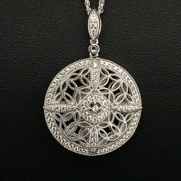 Keith Jack Celtic Night and Day Round Pendant Image 2 Geralds Jewelry Oak Harbor, WA