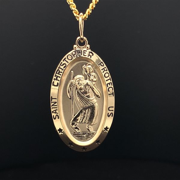 Saint Christopher Medal Geralds Jewelry Oak Harbor, WA