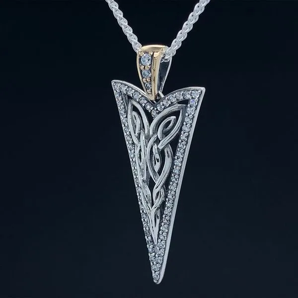 Keith Jack Celtic Butterfly Gateway Pendant, Small Image 2 Geralds Jewelry Oak Harbor, WA