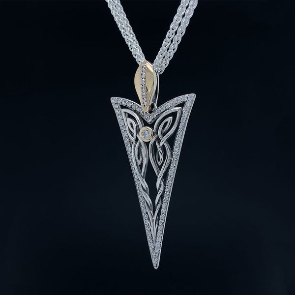 Keith Jack Celtic Butterfly Gateway Pendant Image 2 Geralds Jewelry Oak Harbor, WA
