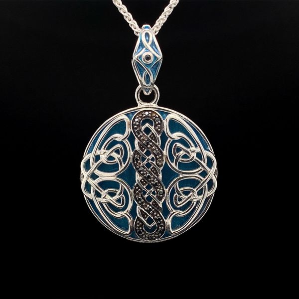 Keith Jack Celtic Knotwork Reversible Pendant Necklace Geralds Jewelry Oak Harbor, WA