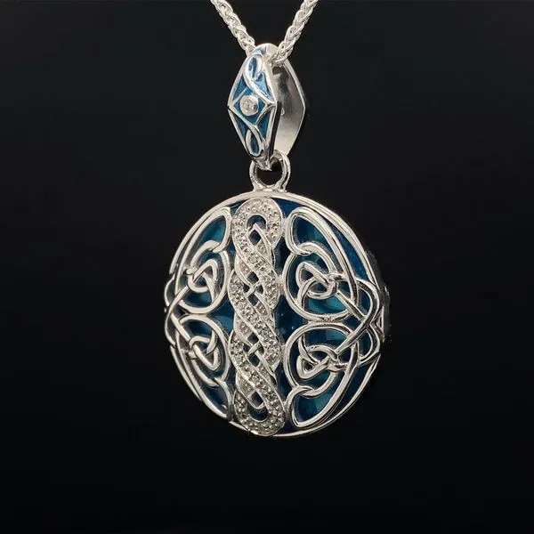 Keith Jack Celtic Knotwork Reversible Pendant Necklace Image 3 Geralds Jewelry Oak Harbor, WA