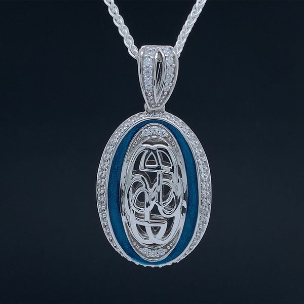 Keith Jack Celtic Path Of Life Enamel Pendant Geralds Jewelry Oak Harbor, WA