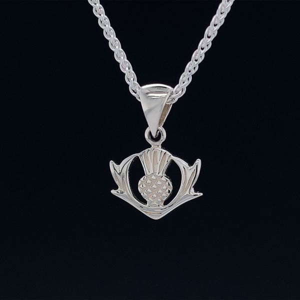 Keith Jack Celtic Small Thistle Pendant Geralds Jewelry Oak Harbor, WA