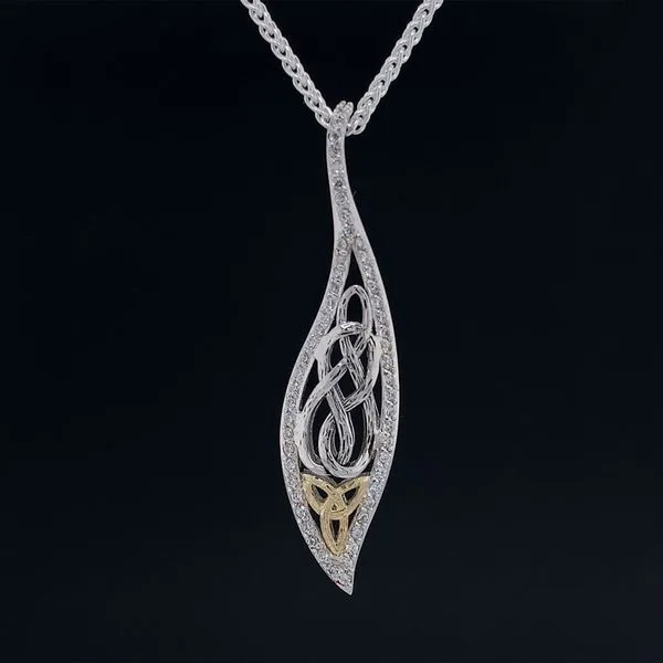 Keith Jack Celtic Leaf Pendant Geralds Jewelry Oak Harbor, WA