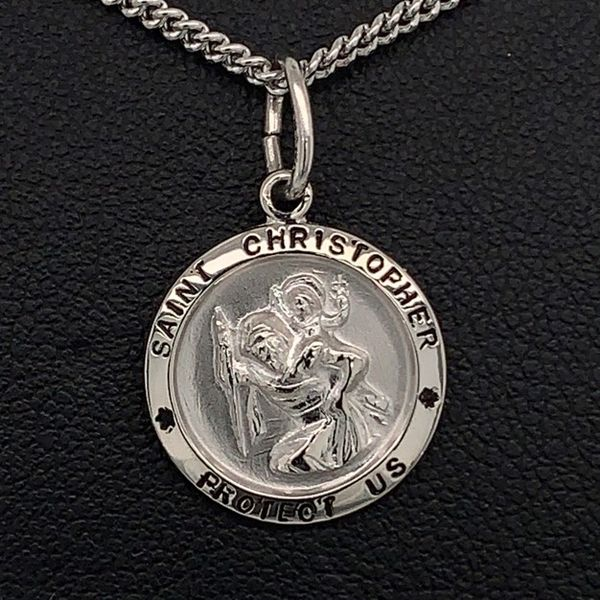 Sterling St. Christopher Pendant Geralds Jewelry Oak Harbor, WA