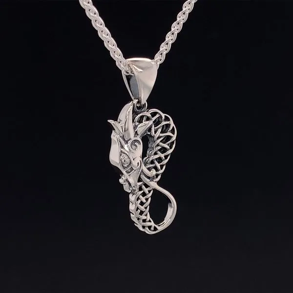 Keith Jack Celtic Dragon Pendant Image 2 Geralds Jewelry Oak Harbor, WA