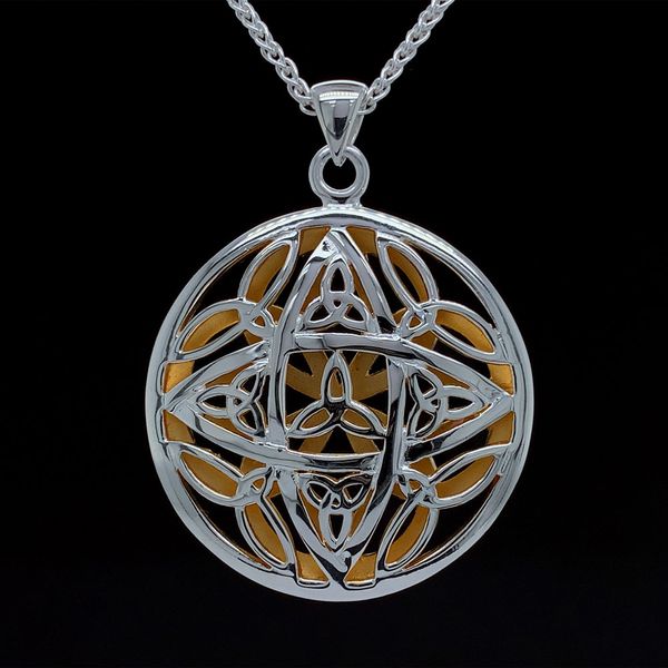 Keith Jack Celtic Trinity Double Sided Pendant Geralds Jewelry Oak Harbor, WA