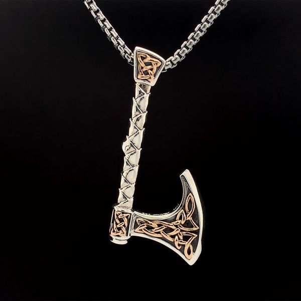 Keith Jack Celtic Viking Warrior Axe Pendant Geralds Jewelry Oak Harbor, WA