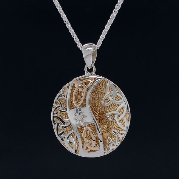 Keith Jack Celtic Diamond Faerie Pool Pendant Geralds Jewelry Oak Harbor, WA